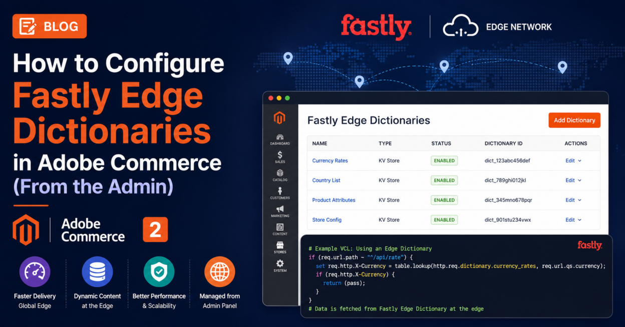 How to Configure Fastly Edge Dictionaries in Adobe Commerce (From the Admin)